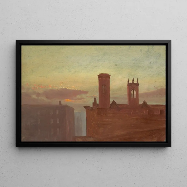 Toits - Frederic Edwin Church — quadro incorniciato alla parete