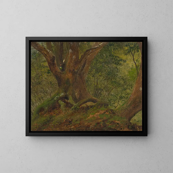 In den Wäldern Jamaikas - Frederic Edwin Church — gerahmtes Bild an der Wand