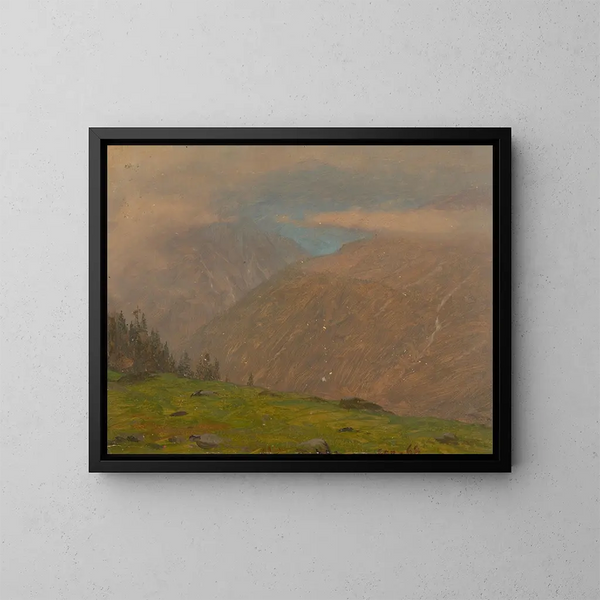 Alpes italiane - Frederic Edwin Church — quadro incorniciato alla parete