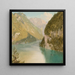 Königssee in Bayern - Frederic Edwin Church — gerahmtes Bild an der Wand