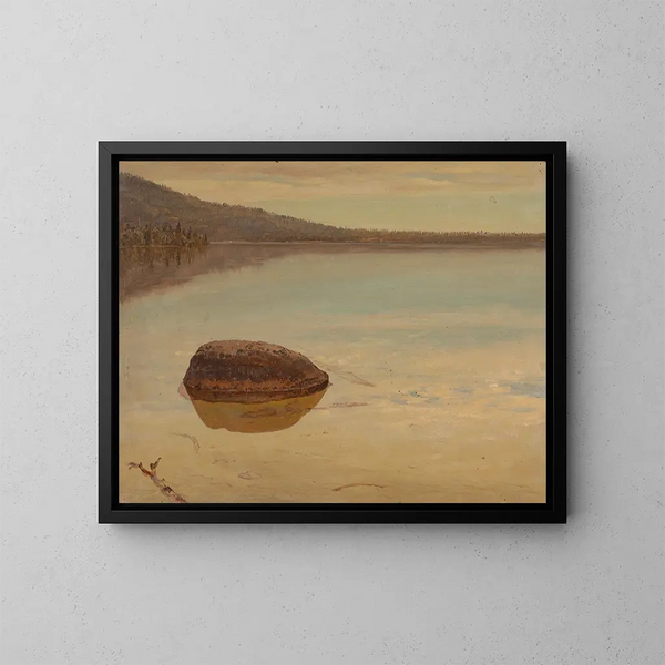 Lac Katahdin - Frederic Edwin Church — gerahmtes Bild an der Wand
