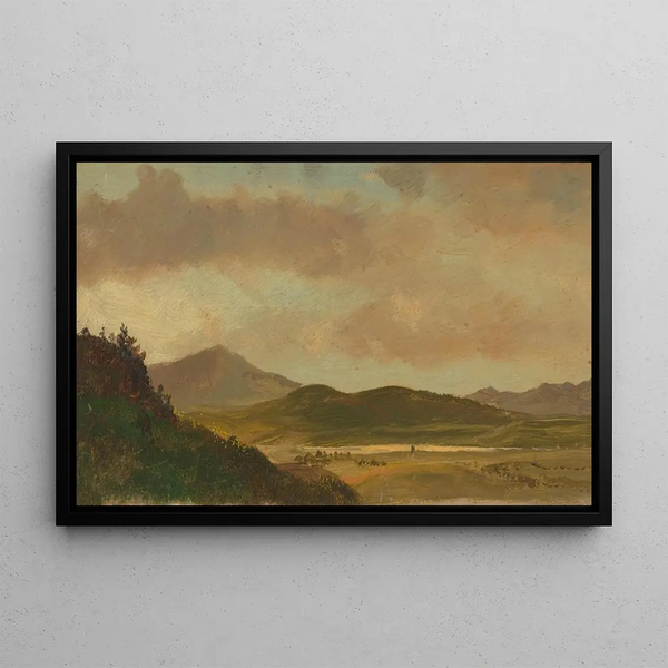 Paesaggio - Frederic Edwin Church — quadro incorniciato alla parete