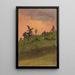 Landscape Painting in the Woods - Frederic Edwin Church — framed artwork on a wall