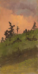 Landscape Painting in the Woods - Frederic Edwin Church — artwork view