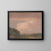 Landschaftsgemälde wahrscheinlich des Hudson-Tals - Frederic Edwin Church — gerahmtes Bild an der Wand