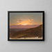 Blick auf das Tal des Hudson - Frederic Edwin Church — gerahmtes Bild an der Wand