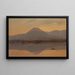 Mont Katahdin from Lake Katahdin - Frederic Edwin Church — framed artwork on a wall