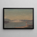 Vista notturna di un porto - Frederic Edwin Church — quadro incorniciato alla parete