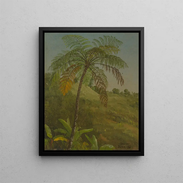 Palma Giamaica - Frederic Edwin Church — quadro incorniciato alla parete