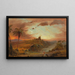 Studio per un paesaggio immaginario dell'America del Sud - Frederic Edwin Church — quadro incorniciato alla parete