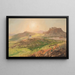 Vista dell'Acropoli di Atene - Frederic Edwin Church — quadro incorniciato alla parete