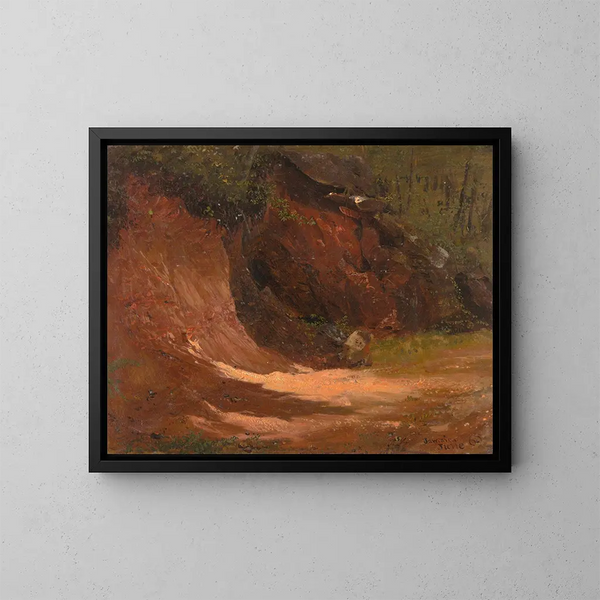 Banco Foresta Giamaica - Frederic Edwin Church — quadro incorniciato alla parete