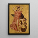 Érato - Frederic Leighton — framed artwork on a wall