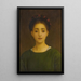 Leandra - Frederic Leighton — gerahmtes Bild an der Wand
