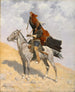 Le Signal de la couverture - Frederic Remington — vista dell’opera