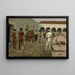 L'espedizione di Mier, la stampa del fagiolo nero - Frederic Remington — quadro incorniciato alla parete
