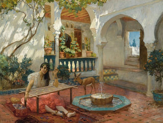 Frederick Arthur Bridgman - The Weaver.webp