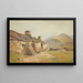 Stone Cottage Painting - Frederick Boisseree — framed artwork on a wall
