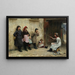 Candidati per Girton - Frederick Brown — quadro incorniciato alla parete