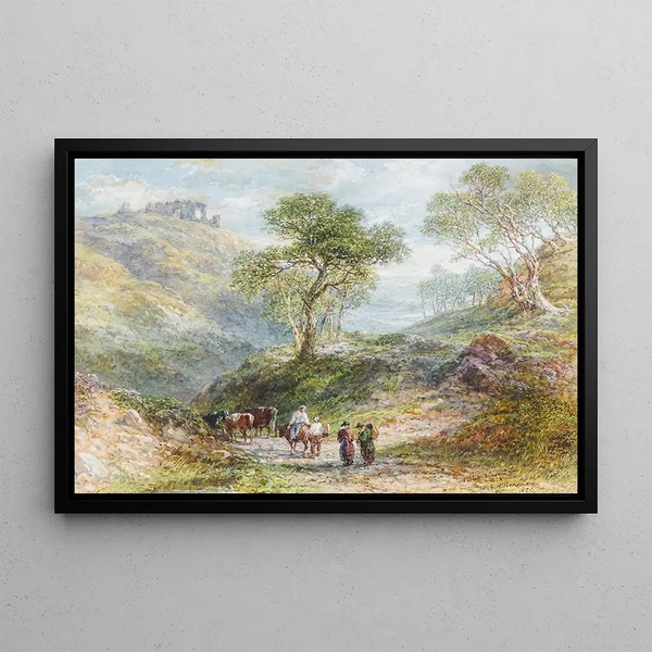 Frederick Henry Henshaw - Castel Dinas Bran North Wales.webp