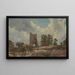 Paesaggio con una chiesa - Frederick Waters Watts — quadro incorniciato alla parete