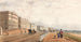 Brighton painting, the façade and the chain pier seen in the distance - Frederick William Woledge — artwork view