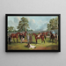 Gruppo nell'area recintata dell'ippodromo di Dowling Forest Ballarat 1863 - Frederick Woodhouse — quadro incorniciato alla parete