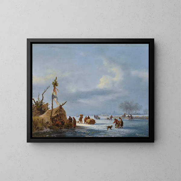 Gennaio - Fredrik Marinus Kruseman — quadro incorniciato alla parete