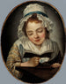 La Liseuse - École Française — Ansicht des Kunstwerks