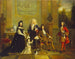 Madame de Ventadour con Luigi XIV e i suoi eredi - Scuola francese — vista dell’opera