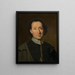 Ritratto di un uomo - Scuola francese — quadro incorniciato alla parete