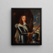 Ritratto di un gentiluomo detto Jacques II Marchese di Castelnau 1620-1658 - Scuola francese — quadro incorniciato alla parete