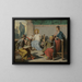 Il Cristo nel tempio - Scuola francese — quadro incorniciato alla parete