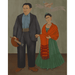 Riproduzione del dipinto Frida e Diego Rivera - Frida Kahlo