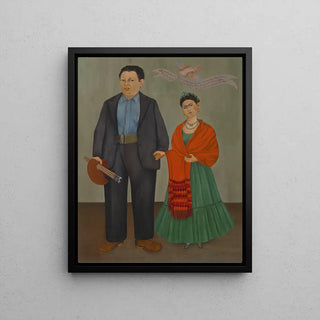 Frida e Diego Rivera - Frida Kahlo | Stampa d'arte Quadro Decorazione murale poster copia