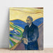 Reproduktion des Gemäldes Friedrich Nietzsche - Edvard Munch