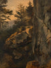 Landschaft mit Felswand - Friedrich August Matthias Gauermann — Ansicht des Kunstwerks