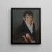 Adolph Friedrich Theodor Gritzner - Friedrich Christian Krieger — gerahmtes Bild an der Wand
