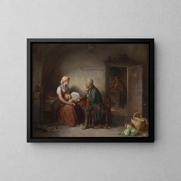 Il Dottore - Friedrich Friedländer — quadro incorniciato alla parete