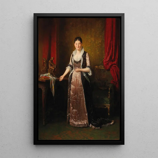 Friedrich Friedlnder - Lady in a Bourgeoise Interior.webp