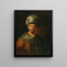 Ein Mann mit Bart im orientalischen Anzug - Friedrich Hartmann Barisien — gerahmtes Bild an der Wand