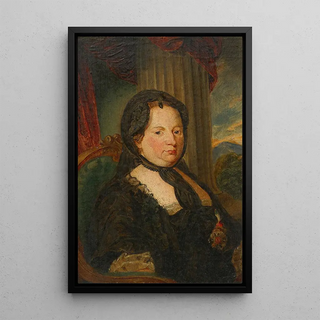 Friedrich Hasslwander - Kaiserin Maria Theresia in Trauertracht.webp