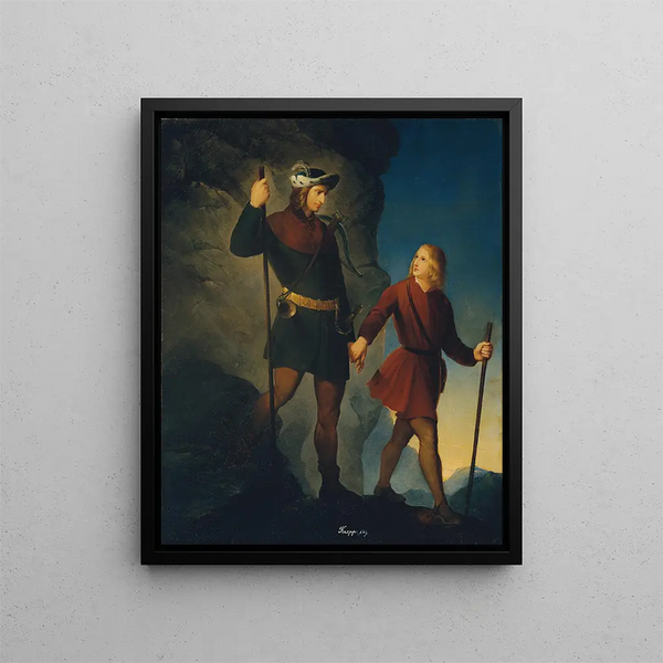 Friedrich Krepp - Die Errettung Kaiser Maximilians I aus der Martinswand.webp