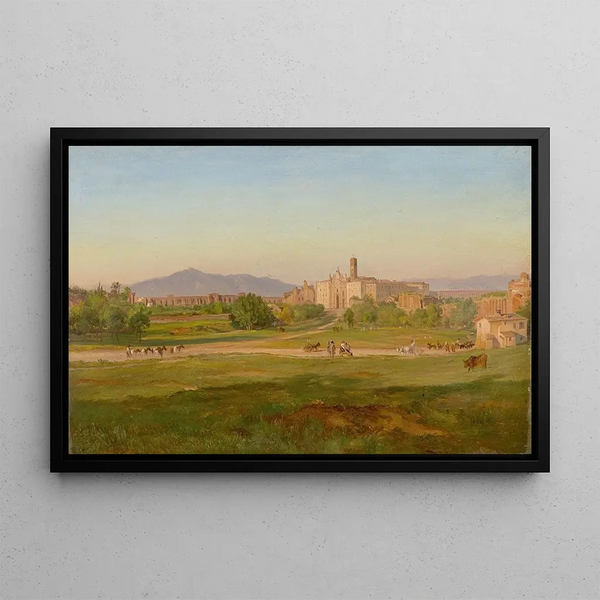 Friedrich Loos - Blick auf die Basilica di Santa Croce in Gerusalemme Rom.webp