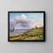 Raccolta vicino a Rust sul lago di Neusiedl - Friedrich Loos — quadro incorniciato alla parete