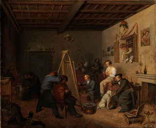 Friedrich Mosbrugger - Des Knstlers Studio in Rom.webp