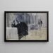 Der Weinkenner - Friedrich Wahle — gerahmtes Bild an der Wand