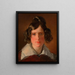 Antonie Amerling née Kaltenthaler, Mme Amerling - Friedrich von Amerling — quadro incorniciato alla parete