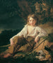 Un ragazzo pescatore - Friedrich von Amerling — vista dell’opera