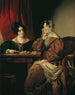 Henriette Baronne Pereira-Arnstein con sua figlia Flora - Friedrich von Amerling — vista dell’opera